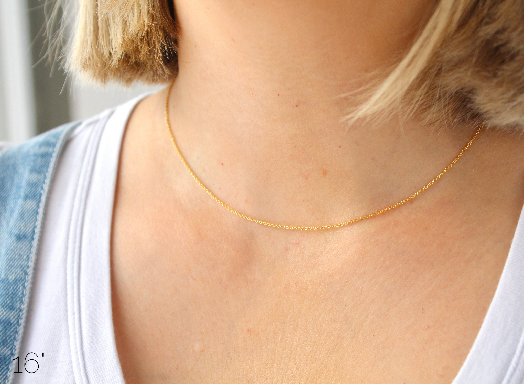 Flat Cable Chain Necklace