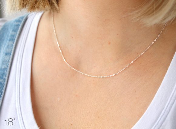 Oval Cable Necklace Chain