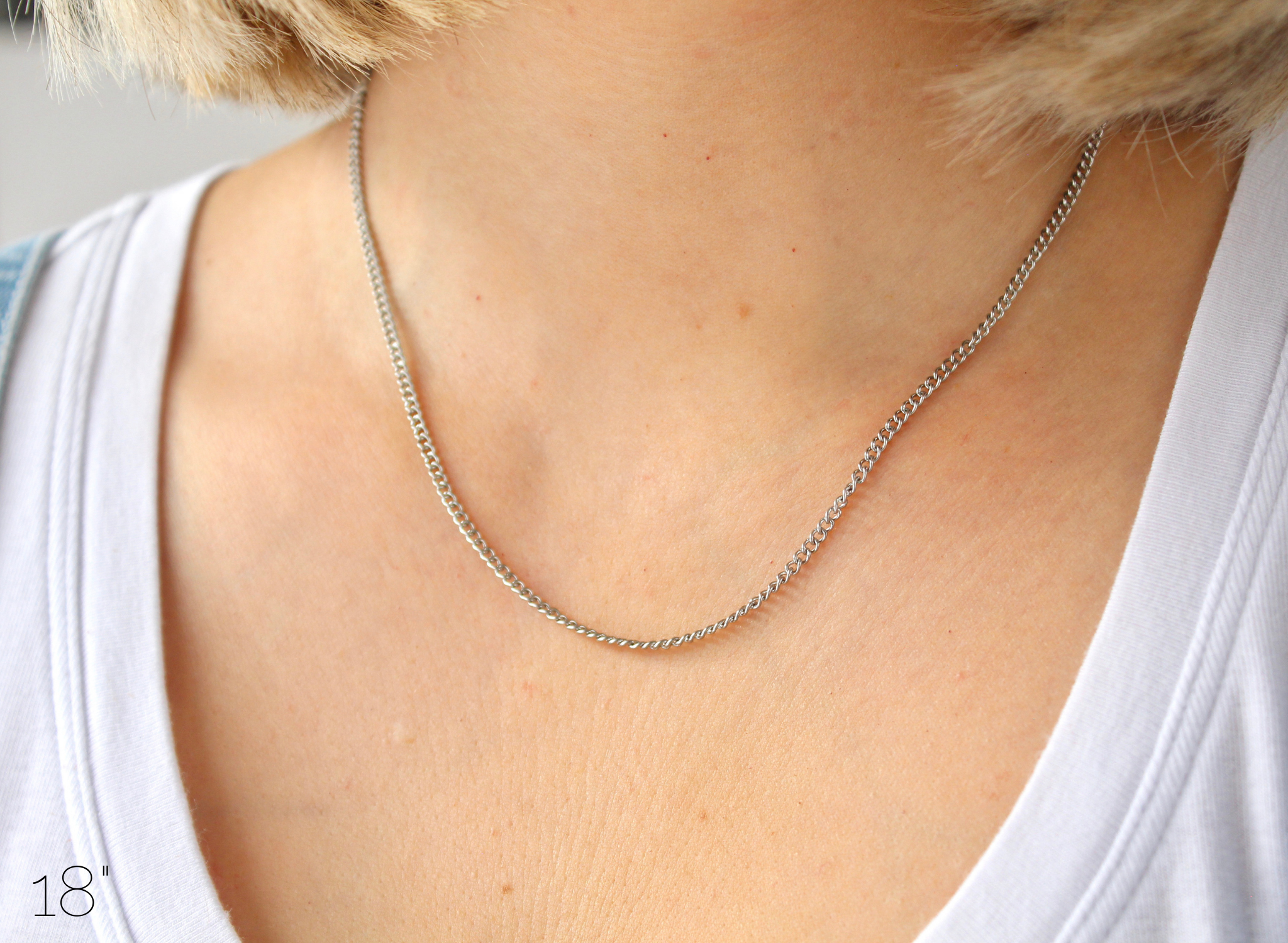 Thick Curb Chain Necklace
