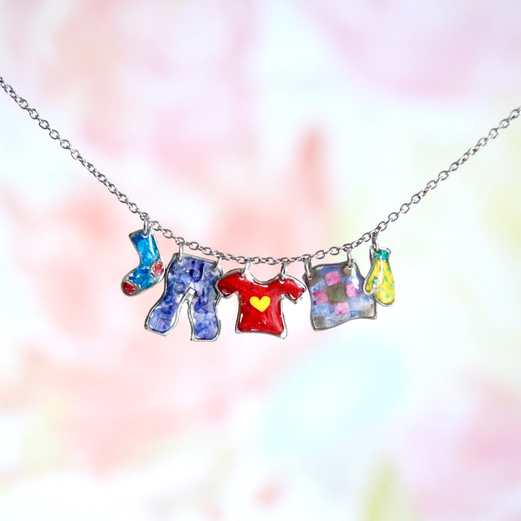 Custom Clothesline Necklace