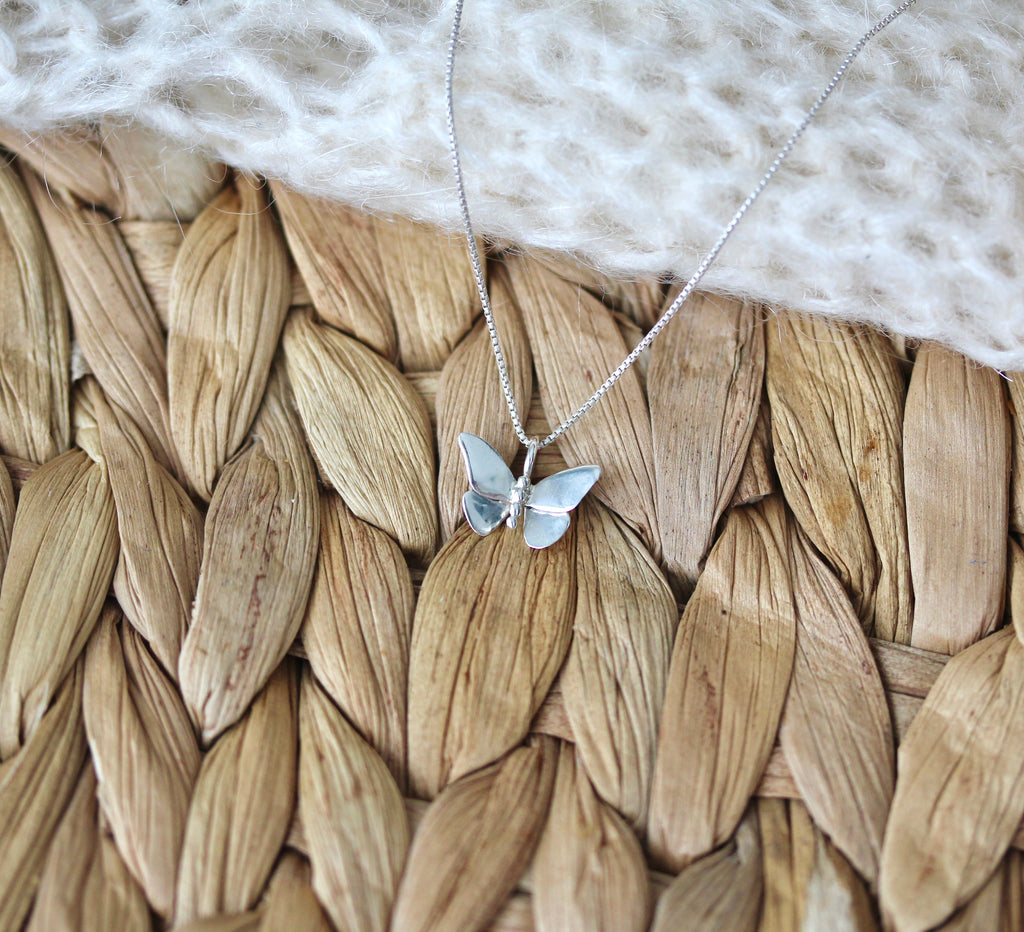 Metal Butterfly Necklace